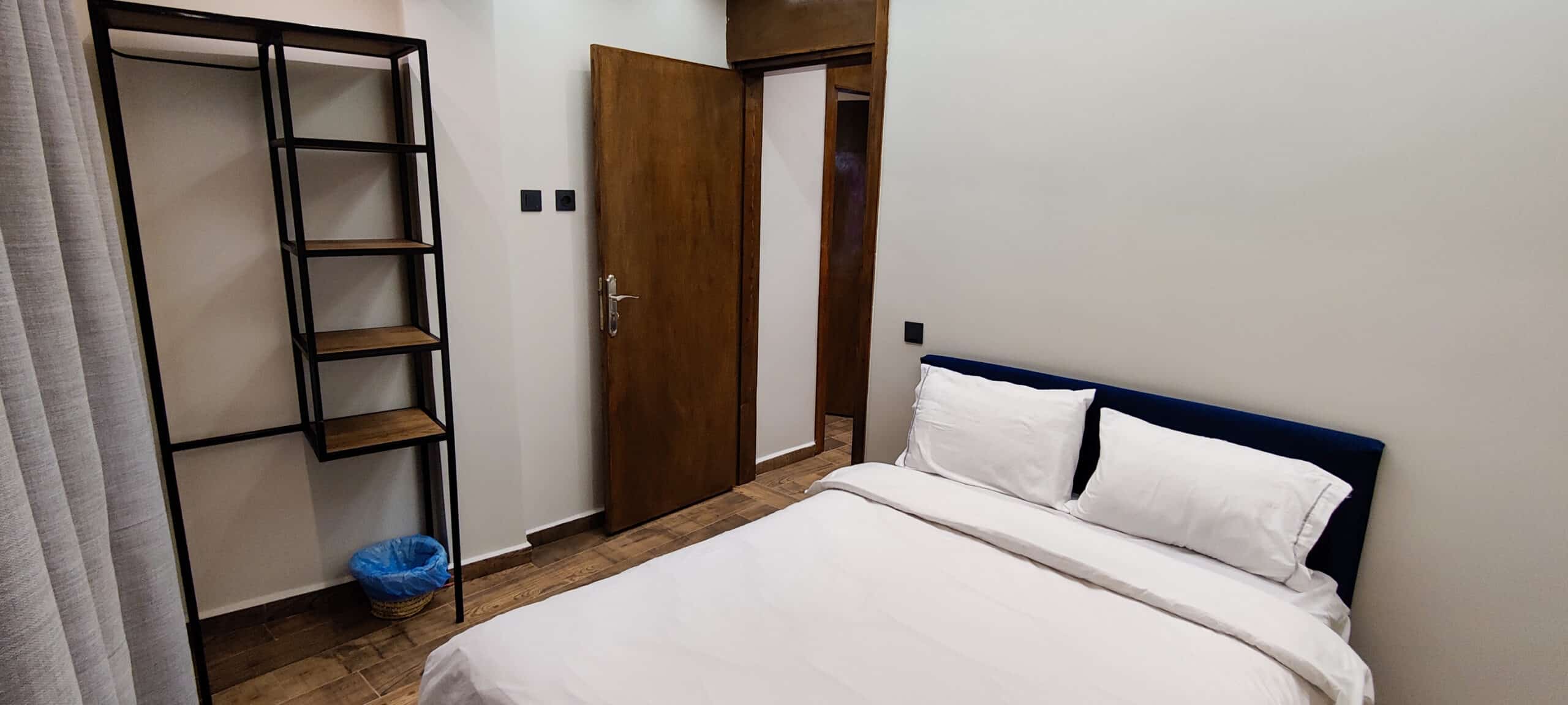 Superior double room in Taghazout apartment surf camp