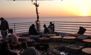 Sunset in Taghazout Surf Camp