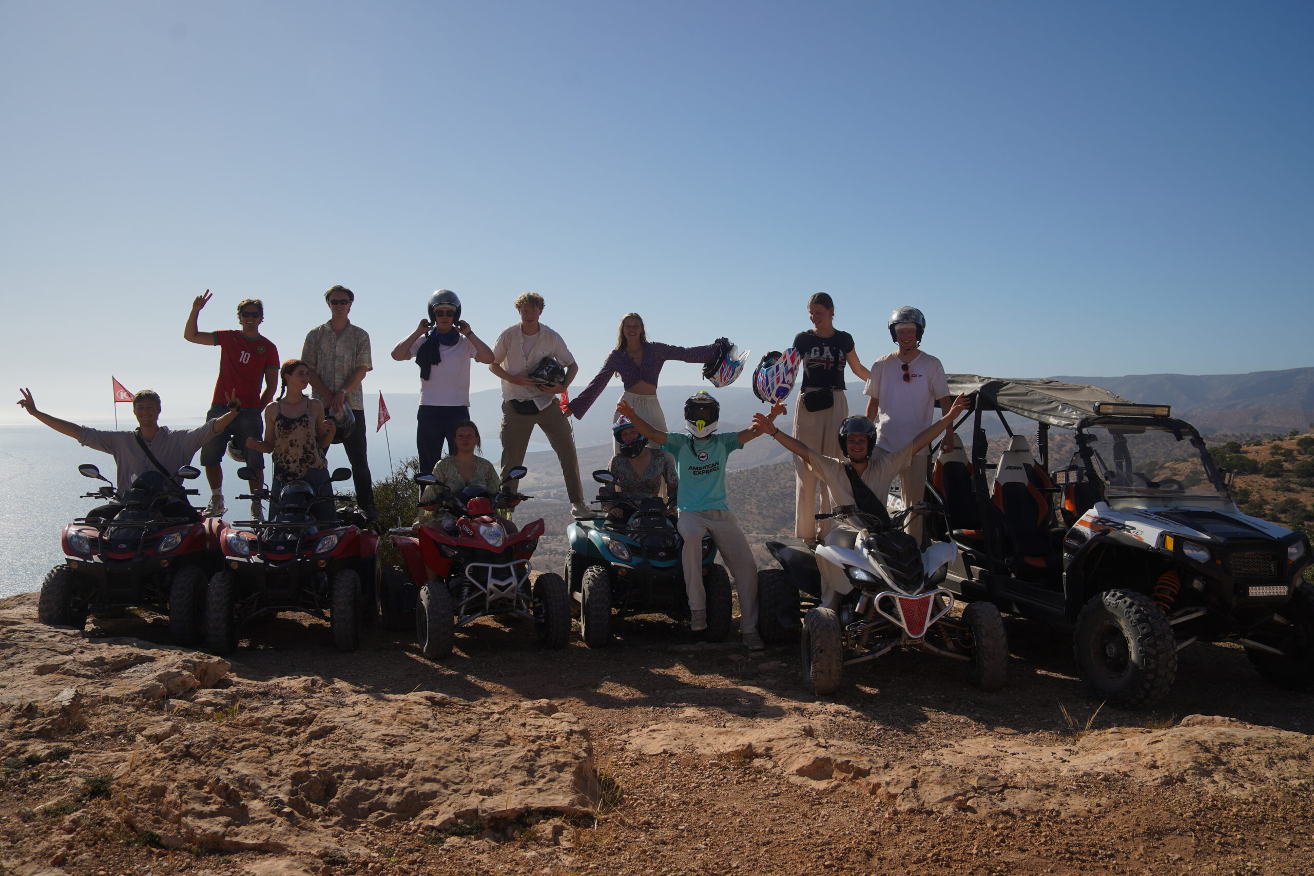 Quad biking excursion in the Taghazout mountains